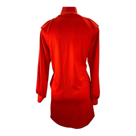 Who What Wear Fiery Red Long Sleeve Sheath Ruffle Dress
Size: Small - Picture 8 of 15